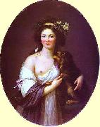 elisabeth vigee-lebrun Portrait of Mme D'Aguesseau. Sweden oil painting artist
